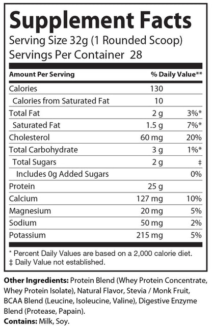 Absolute Whey Protein Powder - Vanilla Flavor | Premium Whey Supplement
