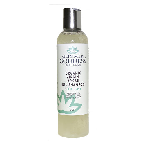 Organic Virgin Argan Oil Shampoo - Sulfate-Free & Gluten-Free for All Hair Types