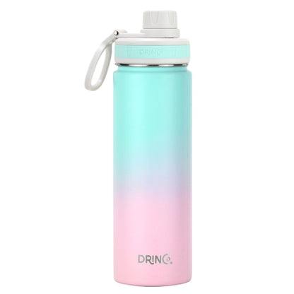 DRINCO 22oz Stainless Steel Sport Water Bottle - Insulated Flask with Macaron Finish