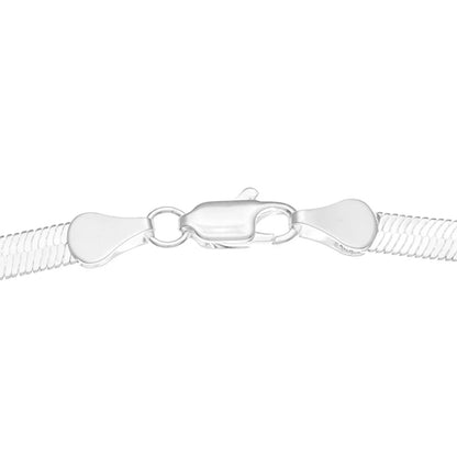 Sterling Silver 925 Herringbone Necklace 16"-18" - 3mm Thick Chain