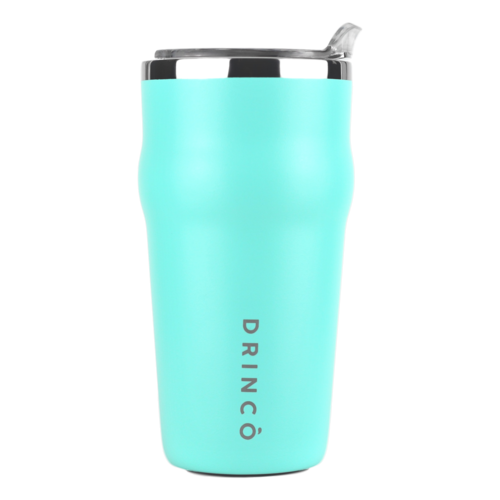 DRINCO 20oz Insulated Beer Mug with Built-In Bottle Opener THOR - Aquamarine Stainless Steel Tumbler