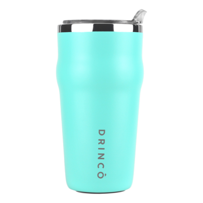 DRINCO 20oz Insulated Beer Mug with Built-In Bottle Opener THOR - Aquamarine Stainless Steel Tumbler