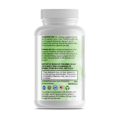 Pure Probiotics Supplement - Digestive Health & Immune Support