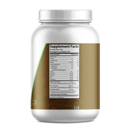 Pure Plant Protein Powder - Chocolate Flavor | Vegan Protein Supplement