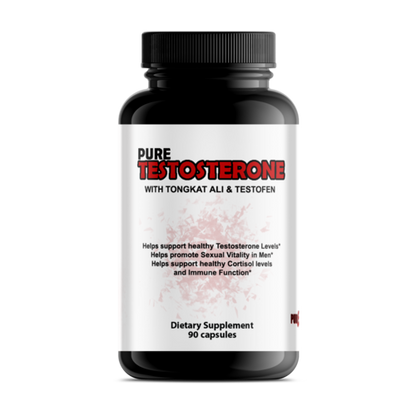 Pure Testosterone Booster Supplement - Natural T-Support for Men
