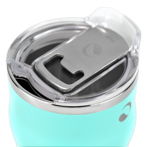 DRINCO 20oz Insulated Beer Mug with Built-In Bottle Opener THOR - Aquamarine Stainless Steel Tumbler
