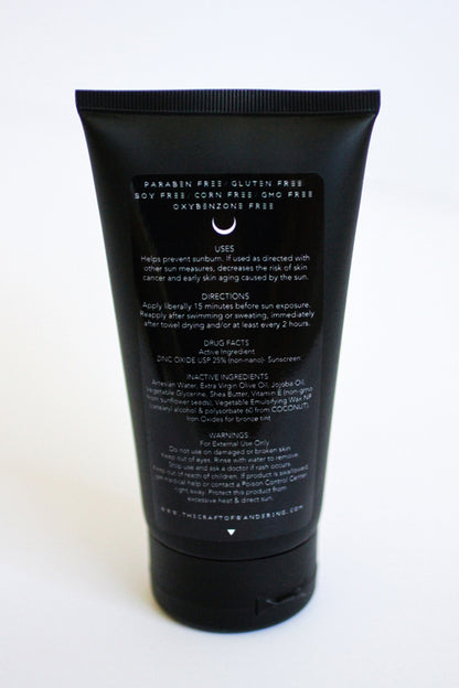 Organic Bronze Mineral Sunscreen SPF 30 - Natural Tinted Sun Protection
