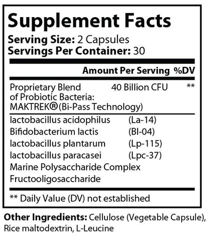 Pure Probiotics Supplement - Digestive Health & Immune Support