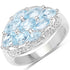 2.50 Carat Genuine Blue Topaz .925 Sterling Silver Ring by Bids.com