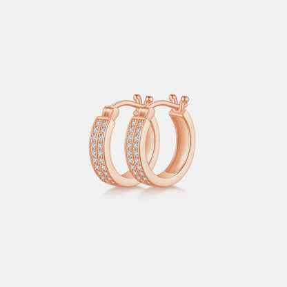 Sparkala™ 925 Sterling Silver Huggie Earrings by Sparkala
