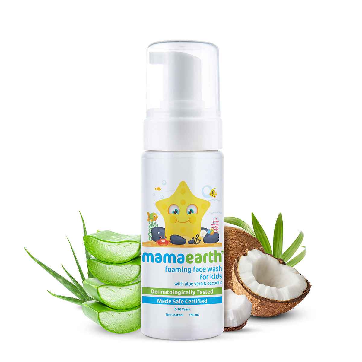 Mamaearth Foaming Baby Face Wash For Deeply Cleanses, Soothes Skin &amp; Tear-Free Formula