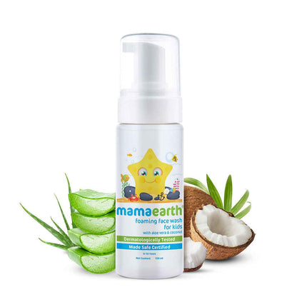 Mamaearth Foaming Baby Face Wash For Deeply Cleanses, Soothes Skin &amp; Tear-Free Formula