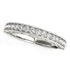 14k White Gold Antique Prong Set Diamond Wedding Ring (1/3 cttw) by Bids.com