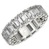Emerald Cut Lab Grown Diamond Eternity Ring in 14k White Gold (8 cttw FG/VS2) by Bids.com