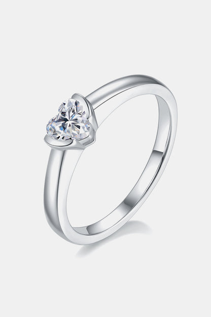 Brilliant Round Cut Sparkala™ Platinum Over Pure Sterling Silver Solitaire Ring by Sparkala