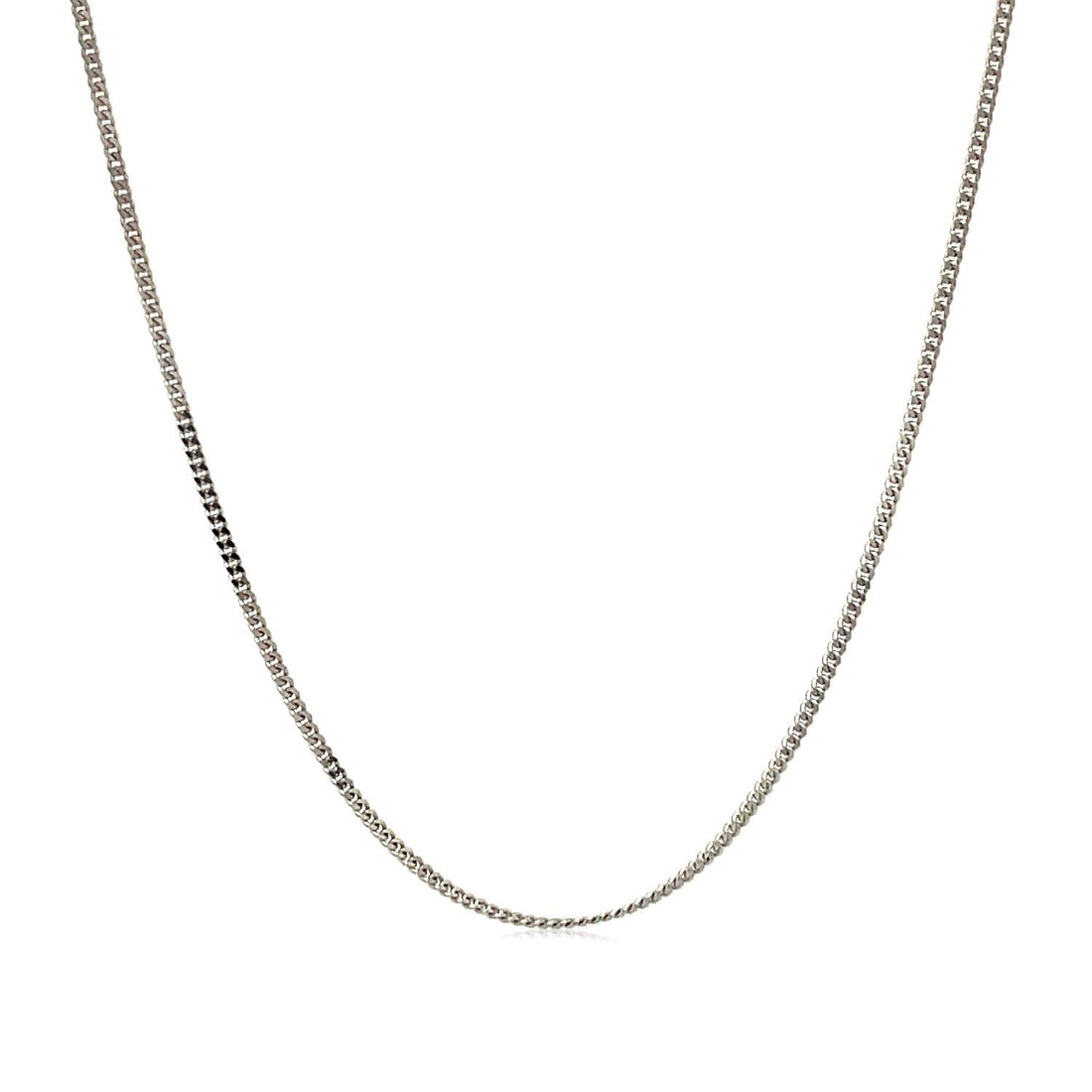 10k White Gold Gourmette Chain 1.0mm by Bids.com
