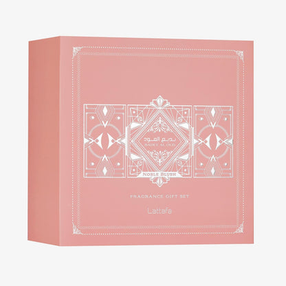 Badee Al Oud Noble Blush 3 pcs Gift Set by Lattafa USA