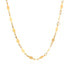 14K Yellow Gold Polished Diamond Motif Chain (3.0mm) by Bids.com