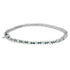 14K White Gold Round-Cut white and Blue Diamond Fashion Bracelet (3.70 cttw, H-I Color, SI1-SI2 Clarity) by Bids.com
