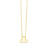 14K Yellow Gold Libra Necklace  DestGlow