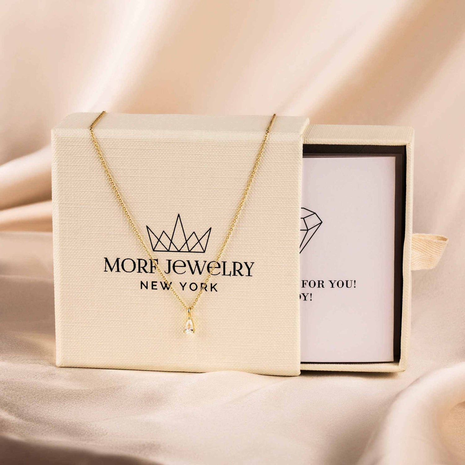 Delight Teardrop Necklace - DestGlow