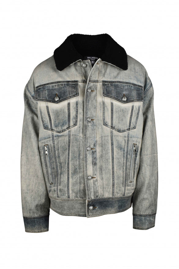 Balmain Men Denim Jacket by Luosophy