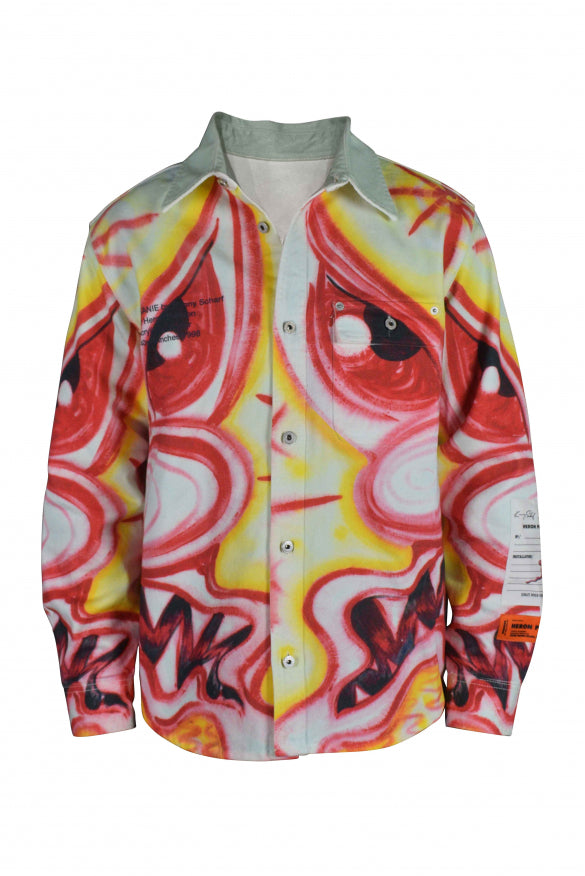 Heron Preston Men Multicolored Denim Jacket by Luosophy