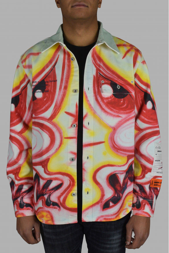 Heron Preston Men Multicolored Denim Jacket by Luosophy