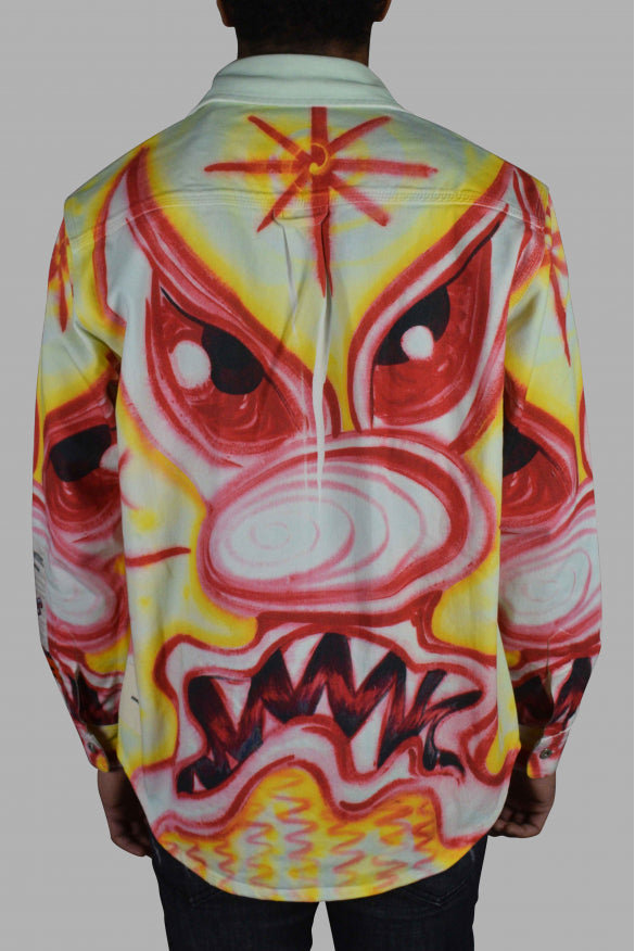 Heron Preston Men Multicolored Denim Jacket by Luosophy