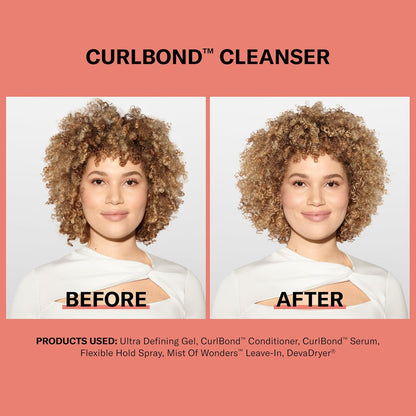 DevaCurl CurlBond Re-Coiling Mild Lather Cleanser, 32 fl oz