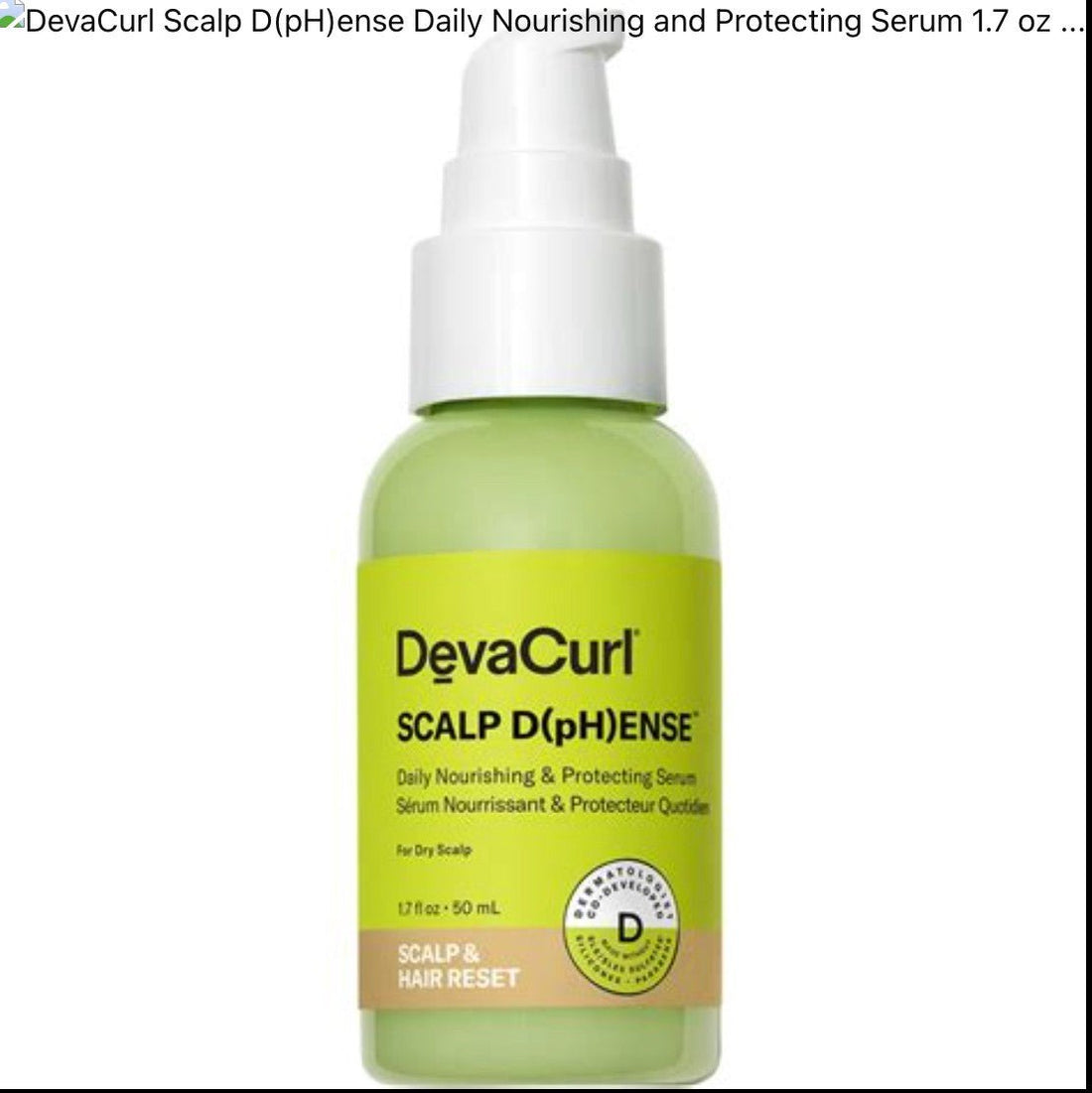 DevaCurl Scalp D(PH)ense Daily Nourishing &amp; Protecting Scalp Serum, 1.7 oz  DestGlow