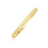 10k Yellow Gold Dome Childrens Diamond Cut Florentine Bangle by Bids.com