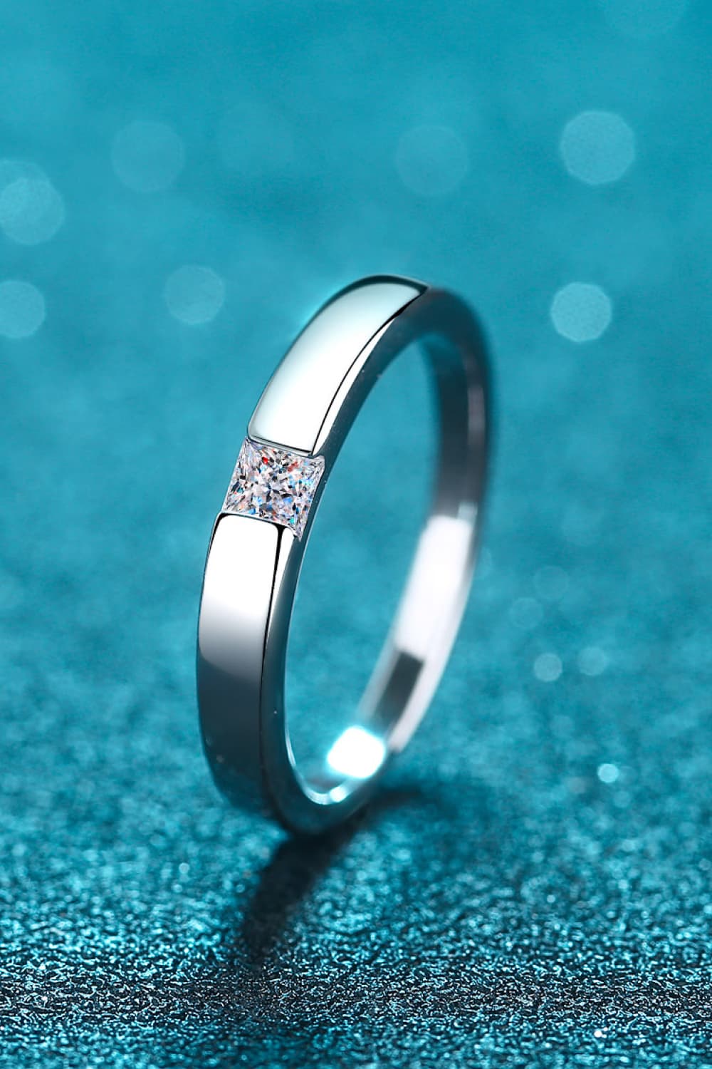 Inlaid Sparkala™ Rhodium-Plated Ring by Sparkala