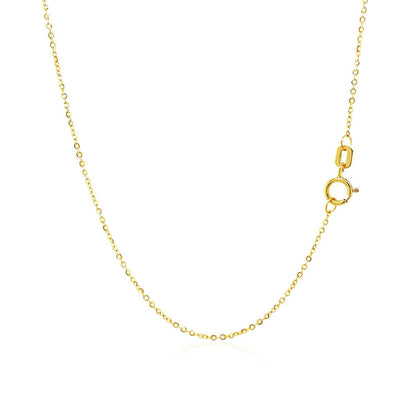 14k Yellow Gold Necklace with Eight Pointed Star and Beads  DestGlow