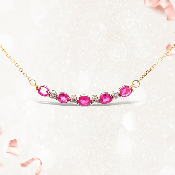.73ct Ruby Diamond Fashion Pendants 10KT Yellow Gold by Bids.com