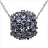 3.08 Carat Genuine Tanzanite .925 Sterling Silver Pendant by Bids.com