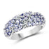 1.48 Carat Genuine Tanzanite .925 Sterling Silver Ring by Bids.com