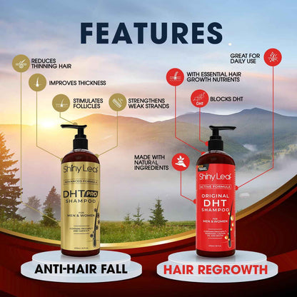 DHT Pro Shampoo and DHT Original Shampoo Bundle