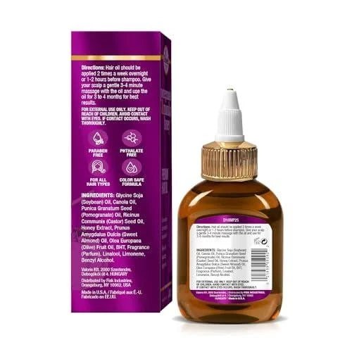 Difeel Pomegranate &amp; Manuka Honey Premium Hair Oil, 2.5 oz