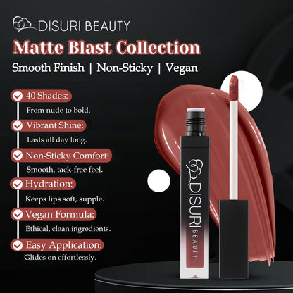DISURI Beauty Liquid Lipstick - Crave Me (13)
