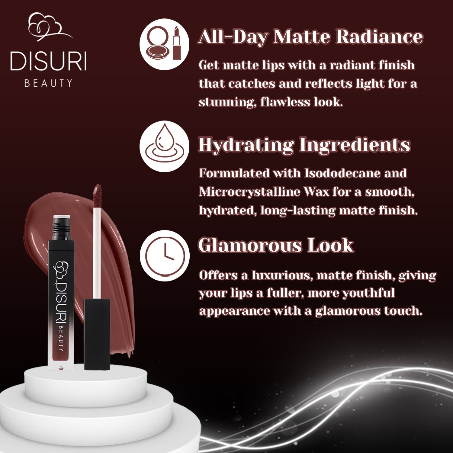 DISURI Beauty Liquid Lipstick - Delicious by DISURI BEAUTY