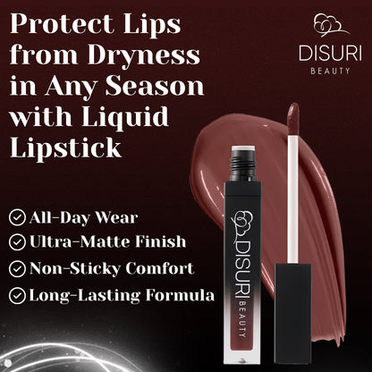 DISURI Beauty Liquid Lipstick - Delicious by DISURI BEAUTY