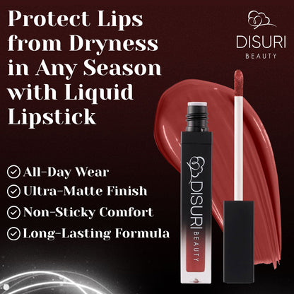 DISURI Beauty Liquid Lipstick - Devil in a New Dress by DISURI BEAUTY