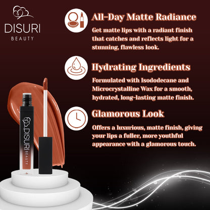 DISURI Beauty Liquid Lipstick - Don&