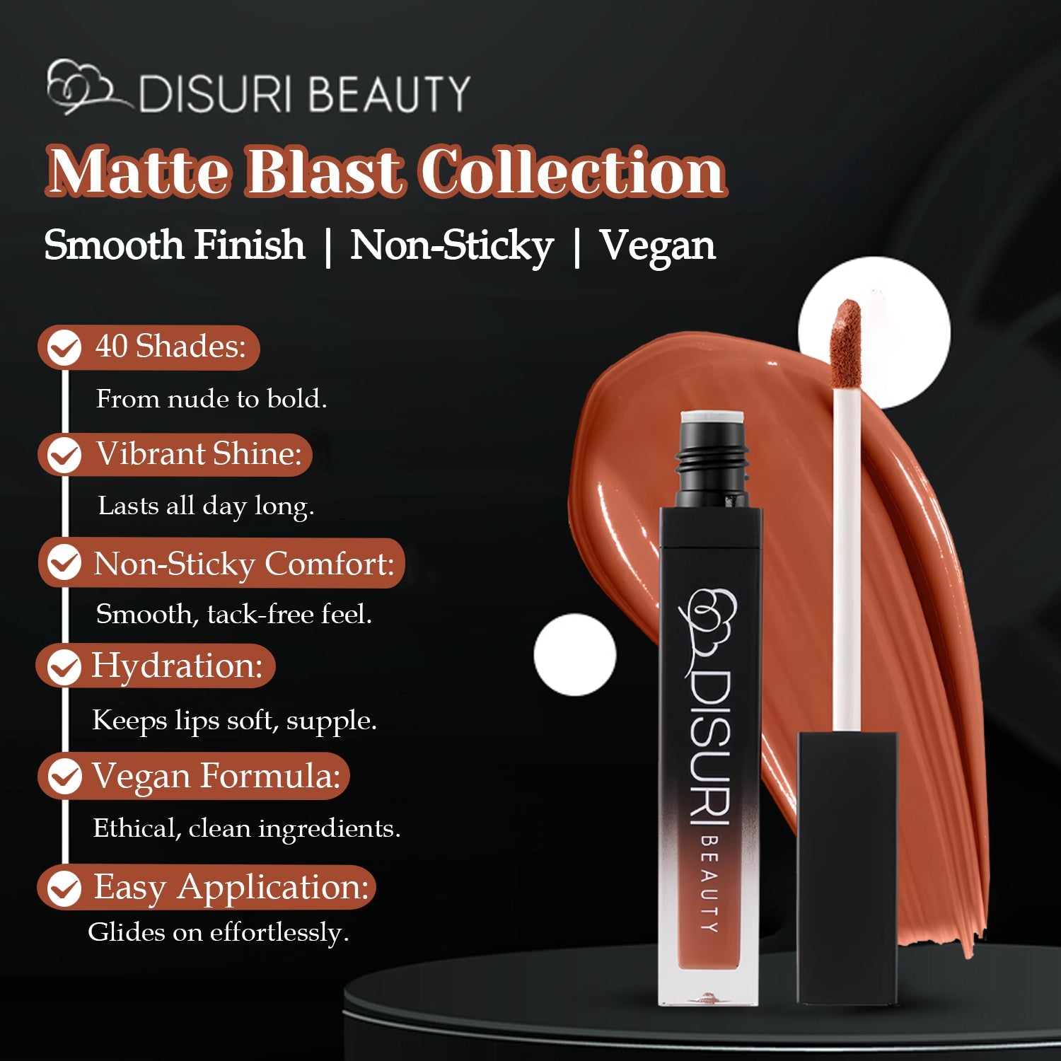 DISURI Beauty Liquid Lipstick - Don&