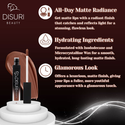 DISURI Beauty Liquid Lipstick - Gramercy Park (66)