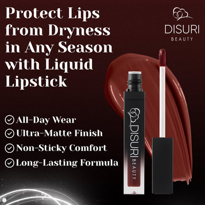 DISURI Beauty Liquid Lipstick - La Mortificadora (99)