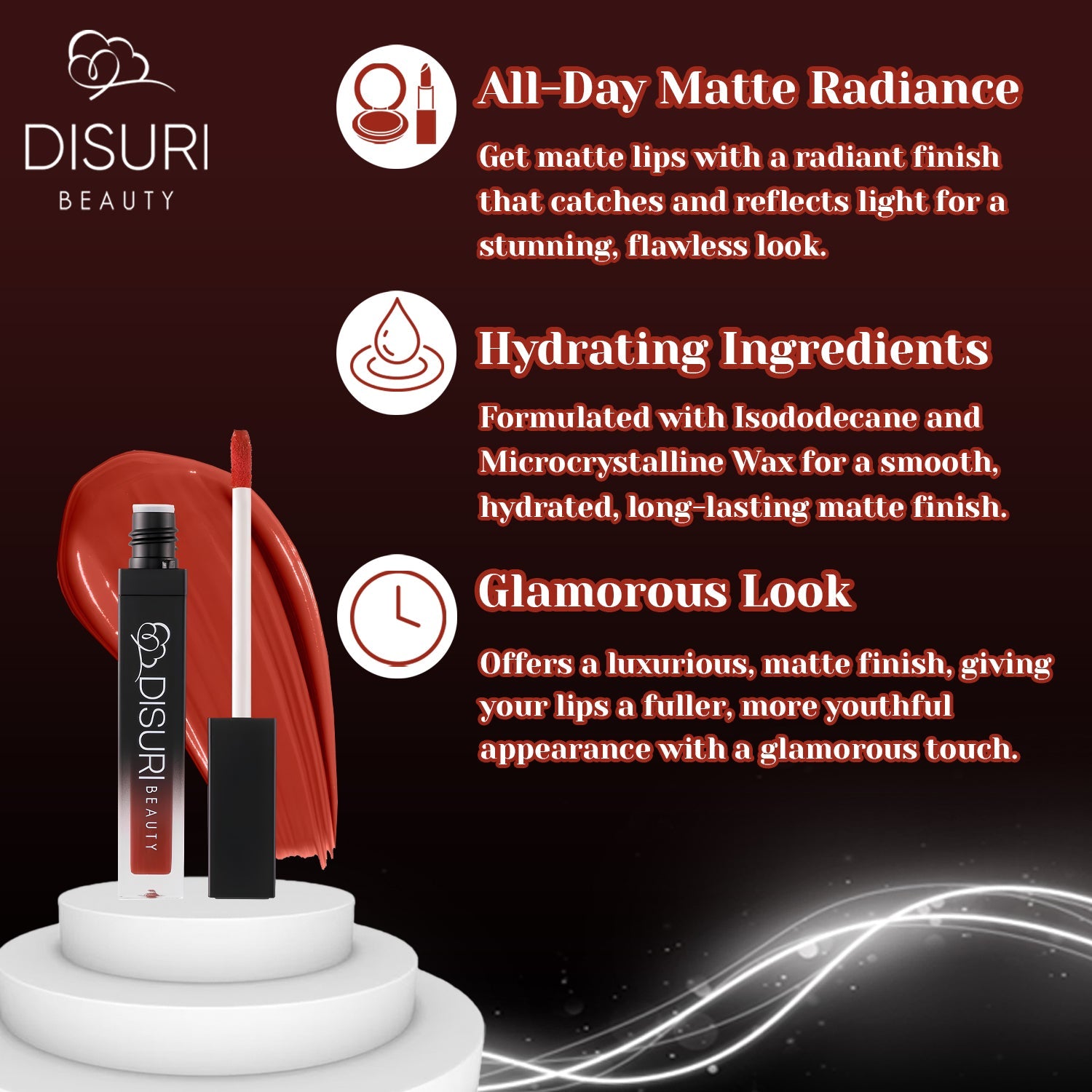 DISURI Beauty Liquid Lipstick - Baddest Girl on The Block (48)