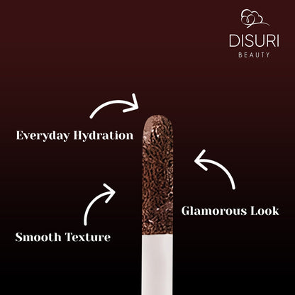 DISURI Beauty Liquid Lipstick - Chocolate Cake (68)