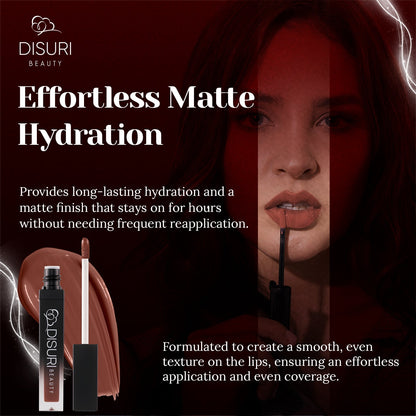 DISURI Beauty Liquid Lipstick - Soho (84)